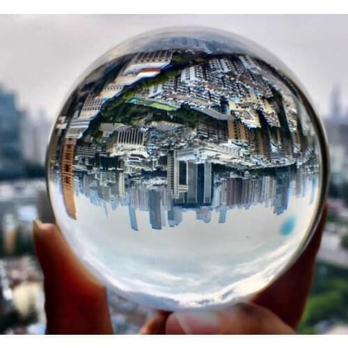 D2 Crystal Ball Perfect Lensball Clear Glass K9 Healing Sphere Photography Props New Artificial Crystal Lens Decorative Balls