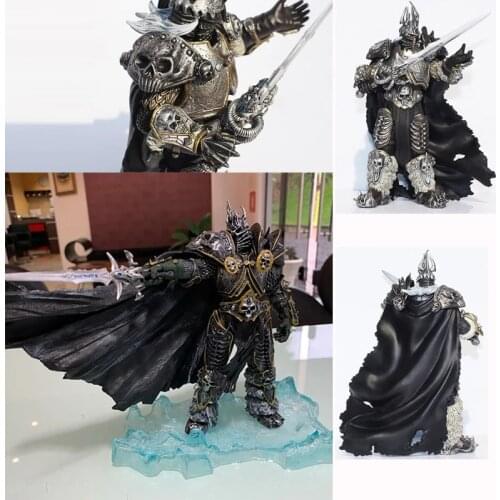 WOW Character Fall of The Lich King Arthas Menethil Action Figure Model Toy Gift 25CM