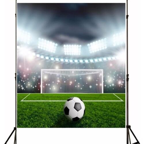 Photography backdrop footall 5x7 bright light football cups for kids vinyl background backdrops photographic background cloth