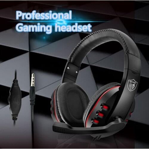2020 new product GM-002 head-mounted 3.5mm wired gaming headset with mic professional gaming headset for mobile computers