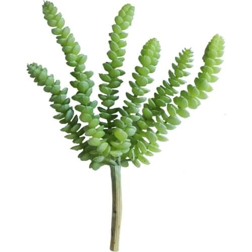 Artificial Copper String Succulent Plant Microlandscape Decorative Flower Home Office Balcony Decoration