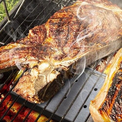 Smoker Box for Wood Chips Stainless Steel BBQ Wood Pellet Grill Smoke Generator 37MF