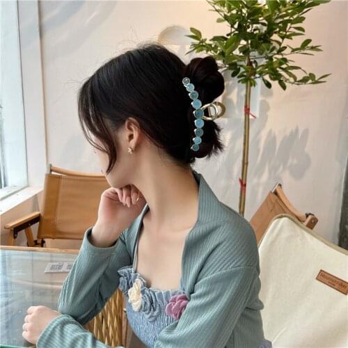 Metal Shark Hairpin South Korean Style Personality Style Restoring Ancient Ways Is Elegant Geometric Hair Accessories Wholesale