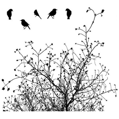 Branches Transparent Clear Silicone Stamp/Seal for DIY scrapbooking/photo album Decorative clear stamp sheets A1900