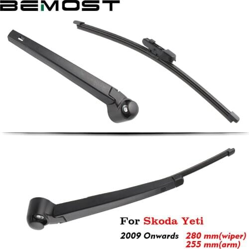 BEMOST Auto Car Rear Window Windshield Wiper Blade Arm Soft Natural Rubber For Skoda Yeti 280MM Hatchback Year From 2009 To 2018