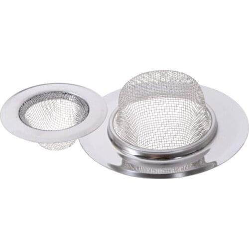 Stainless Steel Sink Strainer Waste Disposer Outfall Strainer Sink Filter Hair Sewer Outfall Kitchen Accessories Kitchen Tool