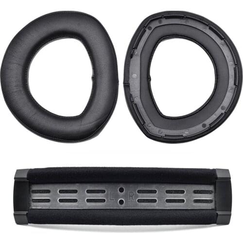 Replacement Ear Pads Headband With Earpads Earmuffs for Sennheiser HD800 HD800s Headphone