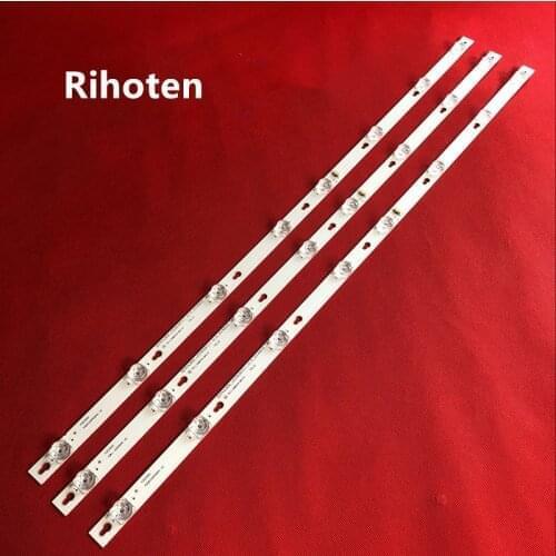 1set=3pieces LED Backlight FOR T C L L43E5800A-UD OEM43LB06 LED3030F2.1 V1.2 DS-4C-LB4308-YM01J