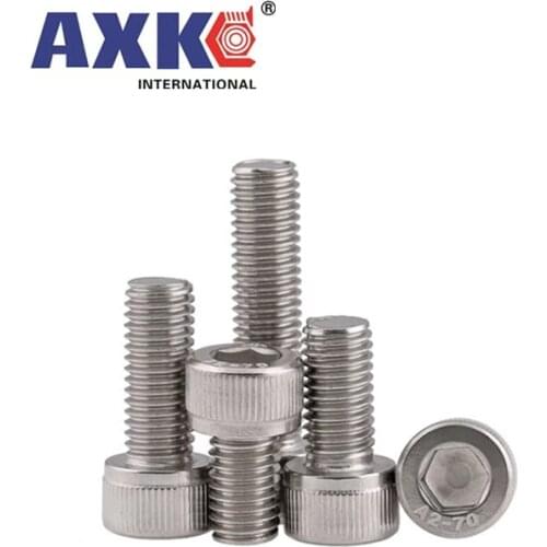 UNF 0#-80 UNC 2#-56 4#-40 6#-32 8#-32 10-24 US Coarse Thread 304 A2 stainless steel Hex Hexagon Socket Cap Allen Head Screw Bolt