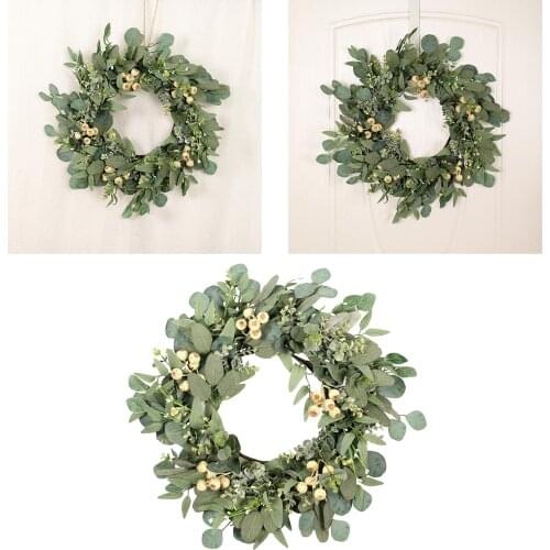 Eucalyptus Wreath Outdoor Front Door Large Garland Wedding Christmas Decor