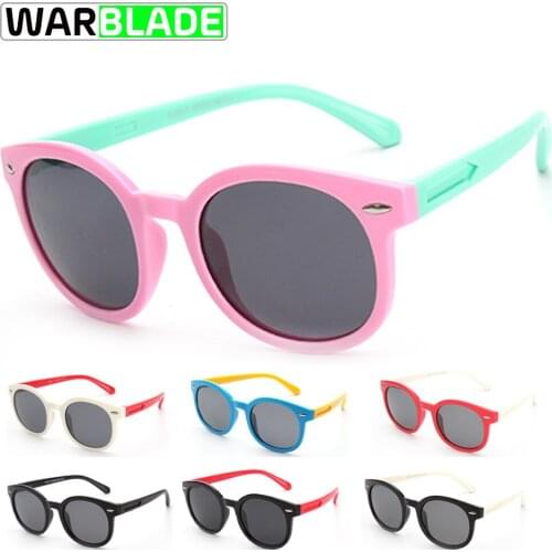 WarBLade Kids Polarized Cycling glasses Children Baby Summer Outdoor Goggles TAC TR90 Boy Girl Polaroid Safe Sun Glasses 832