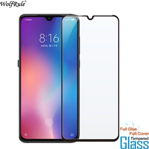 2Pcs For Glass Xiaomi Mi 9 Screen Protector Full Glue Cover Tempered Glass For Xiaomi Mi 9 Glass Mi9 Phone Film 6.39