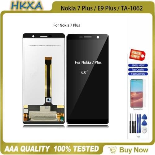 6.0" For Nokia 7 Plus / E9 Plus / TA-1062 LCD Display Touch Screen Digitizer Assembly Replacement LCDs For Nokia 7 Plus Display