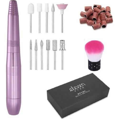 1 Set Electric Nail Drill Pen Manicure Machine Portable Nail File Drill Grinder Manicure Pedicure Tools Nail Art Tools