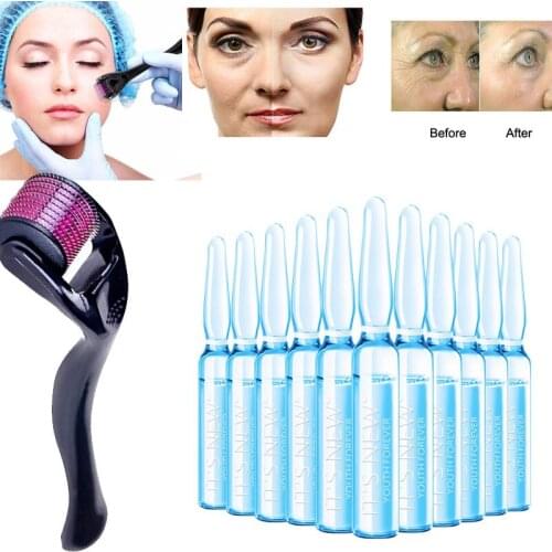 10 PCS Hyaluronic Acid Serum Ampoule Essence Moisturizing Face Serum Liquid Anti Aging Skin Care Esthetician Supplies Facial