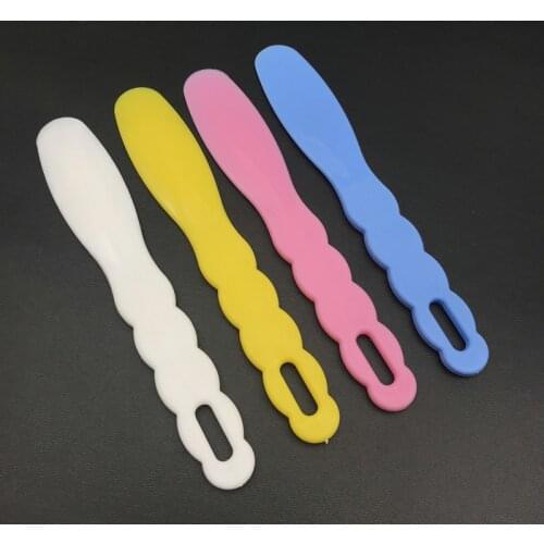4pcs Material Alginate Assorted Dental Lab Plastic Mixing Spatula for Impression
