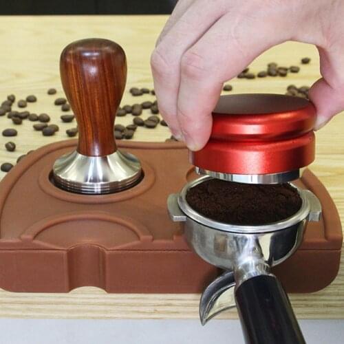 80% Hot Sales!!! Coffee Tamper Mat Anti-Slip Portable Silicone Espresso Latte Art Barista Coffee Mat for Kitchen