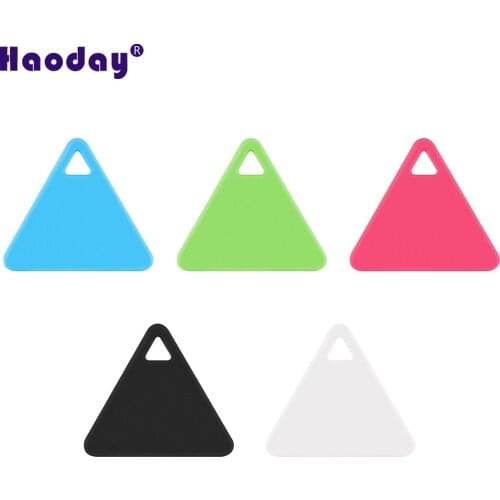 Wireless Smart Triangle Bluetooth Tracker IV-AL-05 Child Kid Bag Luggage Pet Key Finder Anti-lost Alarm Voice Recorder for Phone
