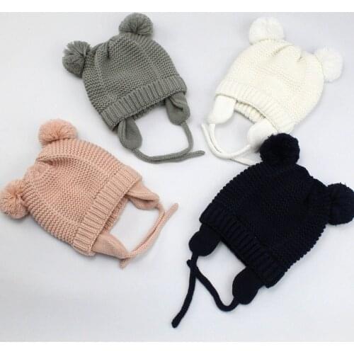 3 Sizes Baby Hats 1-5 Years Boys Girls Hats Kids Winter Hats Bonnet Enfant Hat For Children Baby Muts