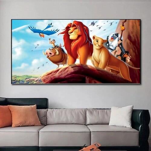 Disney Movie Cartoon Crazy Zoo Anime Canvas Painting Poster and Print Wall Art Picture Modern Nordic Home Child Room Decoration