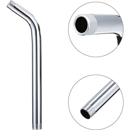 Shower Head Arm Stainless Steel Shower Head Extension Pipe Wall Mounted Parts For Bathroom Shower Head Arm 25cm Durable