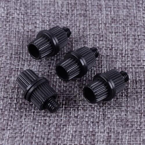 DWCX 4pcs Black Nylon Motorcycle License Plate Frame Fastening Screws Bolts Rust resistance