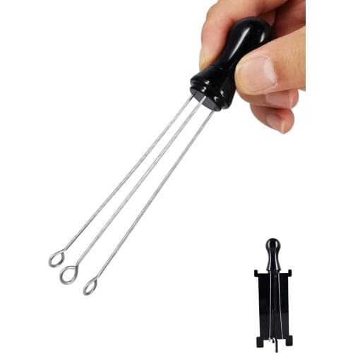 Coffee Tamper Needle Leveler Tool 58mm 53mm 51mm Type Coffee Powder Distributor Aluminum handle Needle