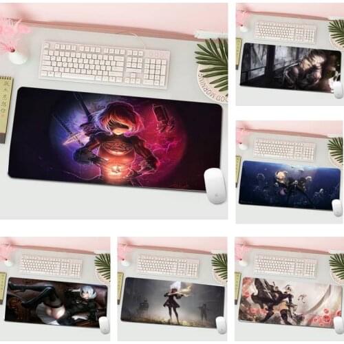 Nier automata Laptop Gaming Mice Mousepad L Large Gamer Keyboard PC Desk Mat Computer Tablet Gaming Mouse Pad