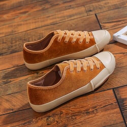 Womens Canvas Shoes 2020 Autumn New Fashion Shoes Solid Cute Women Breathable Flats Shoes Low-top Sneakers Wild Casual Women