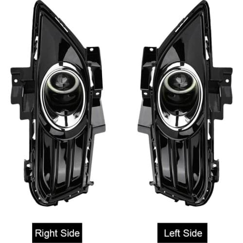 Car Front Bumper Foglight Grille Fog Light Lamp Set for Ford Mondeo 2013-2016 HOT Car Accessories