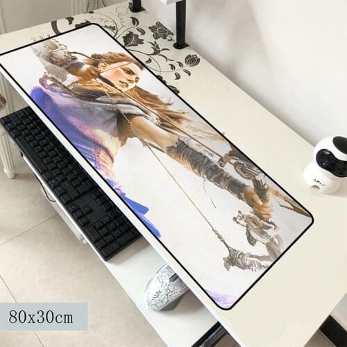 Horizon zero dawn pad mouse High-end computer gamer mouse pad 800x300x3mm padmouse locrkand mousepad ergonomic gadget desk mats