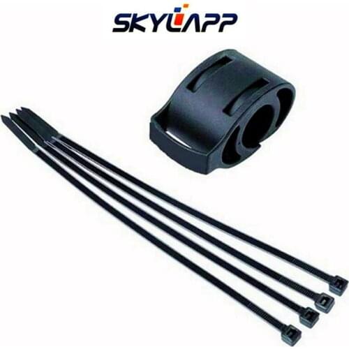 Black Bicycle watch stand bracket for Garmin Forerunner 310XT Bicycle GPS navigator handlebar bracket base tie Fixed belt strap