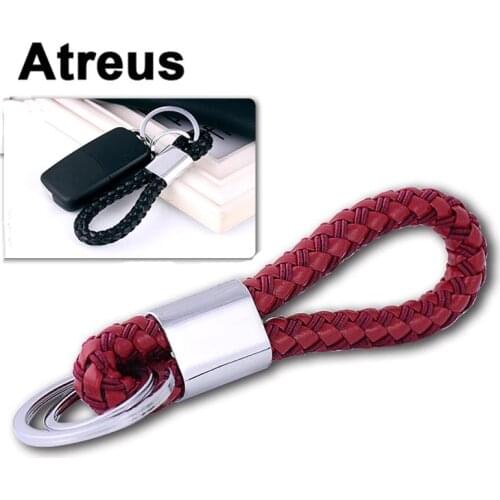 Atreus Cool Metal Stainless Steel Car Key Ring for Lexus Honda Civic Opel astra h j Mazda 3 6 Kia Rio Ceed Volvo Lada