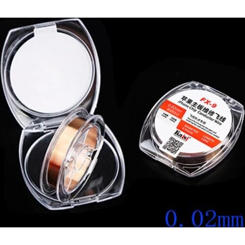 0.02mm Copper Wire Line for Maintenance Jump Line for Repair iPhone Motherboard Board PCB Welding Repair Tools