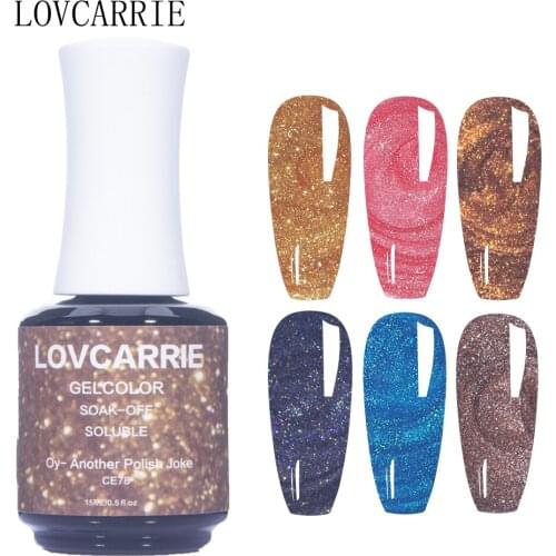Голографические гель-лаки для ногтей LOVCARRIE China At AliExpress