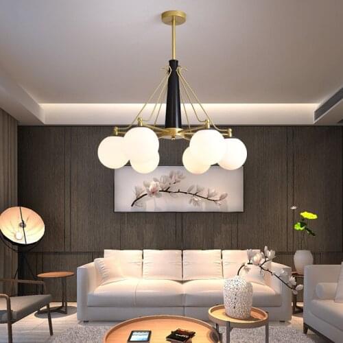 Living room chandelier simple modern American retro home northern European style dining room lamp creative bedroom lamp