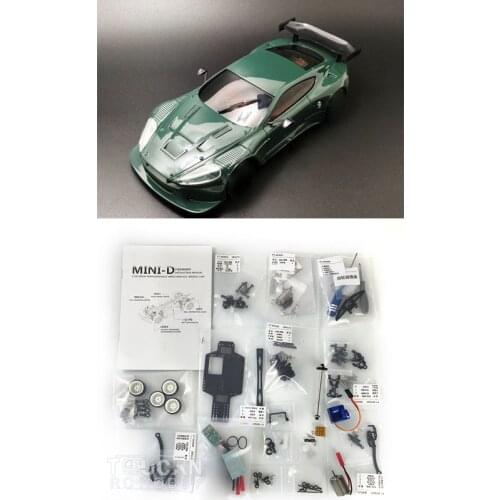 1/28 RC Racing Car Model 4*4 MINID Drift KIT Motor Toys For AstonMartin THZH1120-SMT4