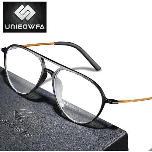 Aviation Optical Prescription Glasses Men Progressive Blue Light Blocking Eyeglasses Myopia Photochromic Reading Eye Glasses