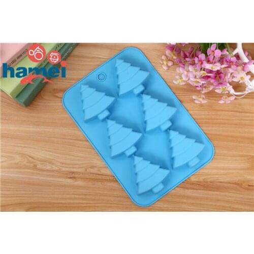 Christmas Tree Chocolate Mold Cartoon car 6 creative biscuits die cutting cake cutting