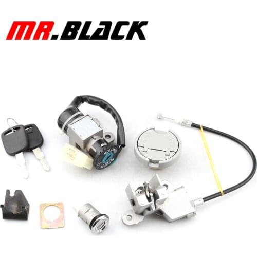 Motorcycle Fuel Gas Cap Ignition Switch Lock Key For GY6 50cc-150cc Moped Scooter Chinese Jmstar Baotian Taotao Benzhou Lifan