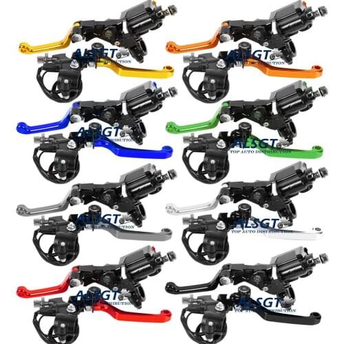 CNC Universal 8 Colors For SUZUKI RMX 250S 1996 - 2013 1997 1998 2012 Motocross Clutch Brake Master Cylinder Reservoir Levers