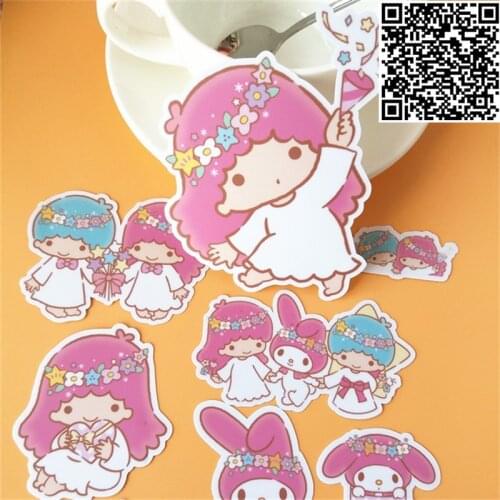 20 pcs Mixed little fairy Stickers Graffiti Sticker for Kid DIY Skateboard Laptop Phone Car Bicycle/Decorative scrapbooking