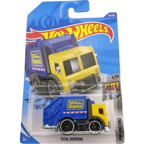 2020-55 Hot Wheels 1:64 Car TOTAL DISPOSAL Metal Diecast Model Car Kids Toys Gift