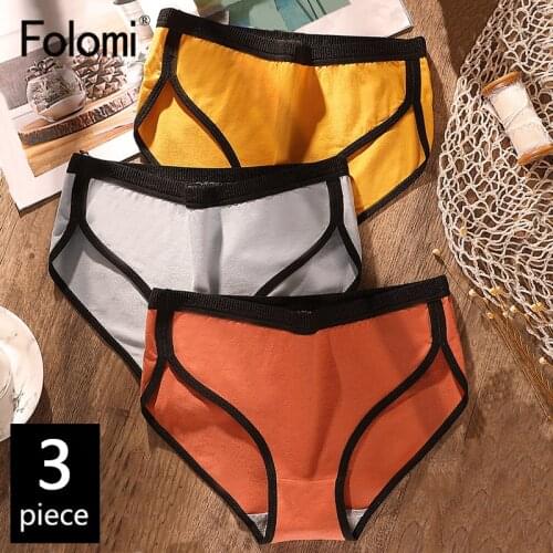 3pcs/Pack! Womens Panties Underwear Comfort Underpants Briefs For Woman Mid-Rise Pantys Ladies Intimates M L XL
