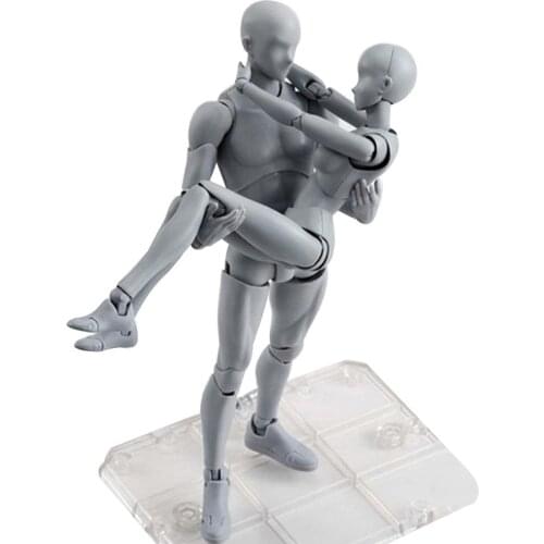 5.7 Inch Artist Art Painting Anime Figure Sketch Draw Male Female Movable Body Action Figure Toy Model Draw Mannequin