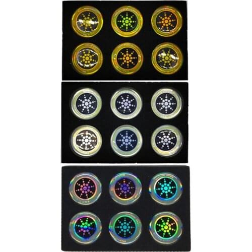 6Pcs Round Shield Sticker Anti Radiation Protection Mobile Phone Sticker for Cellphone EMF Protector High Quality and Brand New