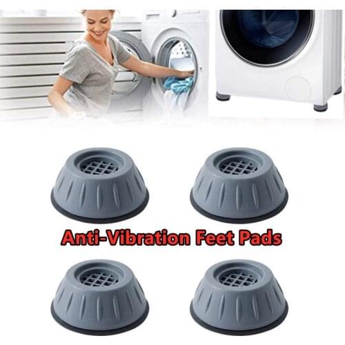 Anti Vibration Feet Pad Rubber Legs Slipstop Silent Skid Raiser Mat For Washing Machine Support Dampers Home Stand Accessories