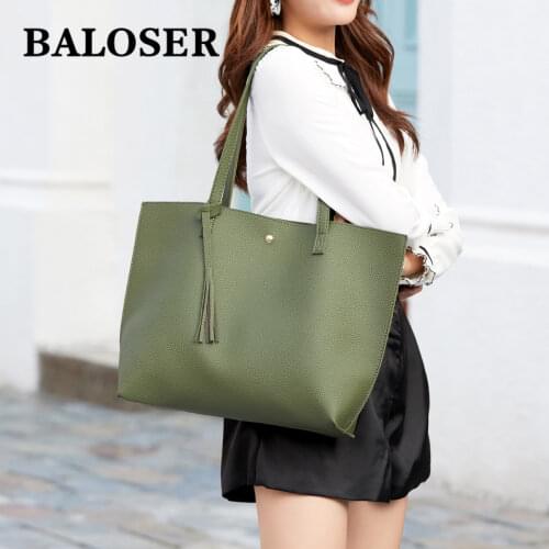Женские сумки шопперы BALOSER China At AliExpress