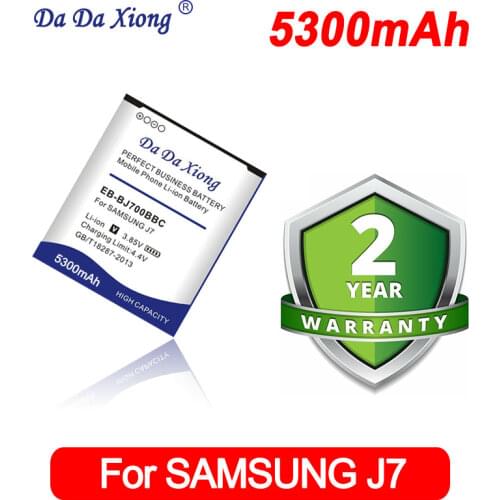 Da Da Xiong 4400mAh EB-BJ700BBC Battery for Samsung GALAXY J7 J7008 J700F SM-J7008 J7000 J700 ON7 G6000 Phone Battery