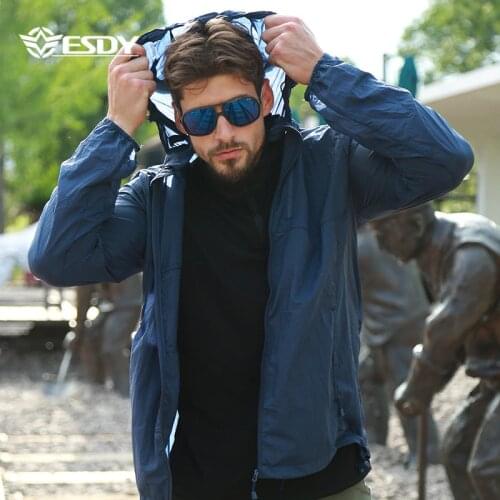 Esdy Sun Protection Clothing Nylon Fabric Outdoor Tactical Hiking Camping Climbing Training Unisex Windbreak Sports Skin Clothes